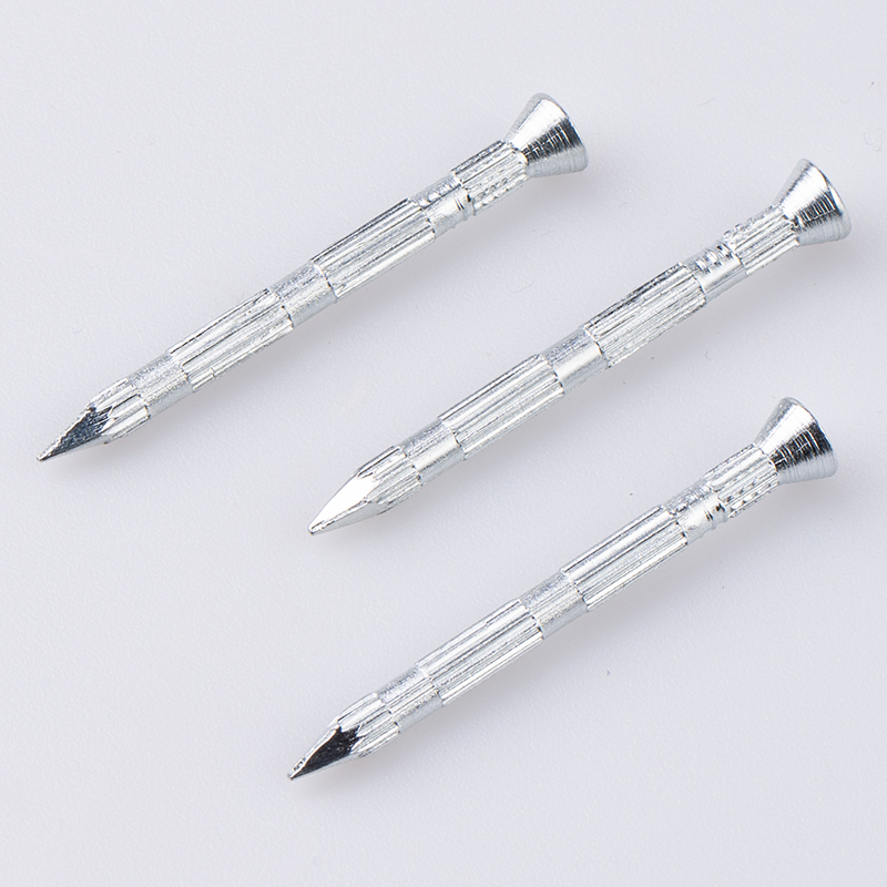 Custom Straight Grain Countersunk Flat Head Screw Non Standard Metal Galvanized Nail