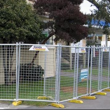 Galvanized Traffic Steel Fence Crowd Control Barrier Metal Fence Safety Temporary Fence Panel Pedestrian Barricade Removable Traffic Barrier Used in Event