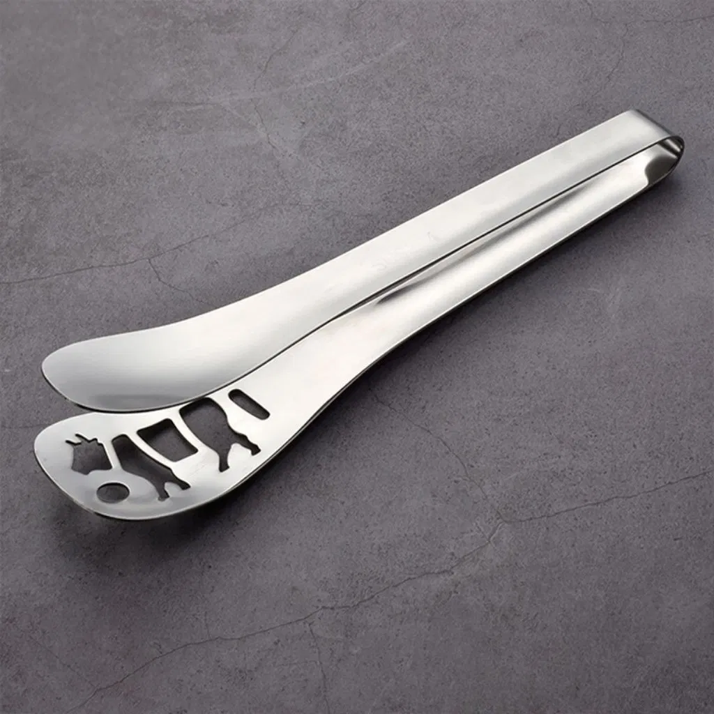 304 Stainless Steel Portable Camping Food Clip Barbecue Tool Universal