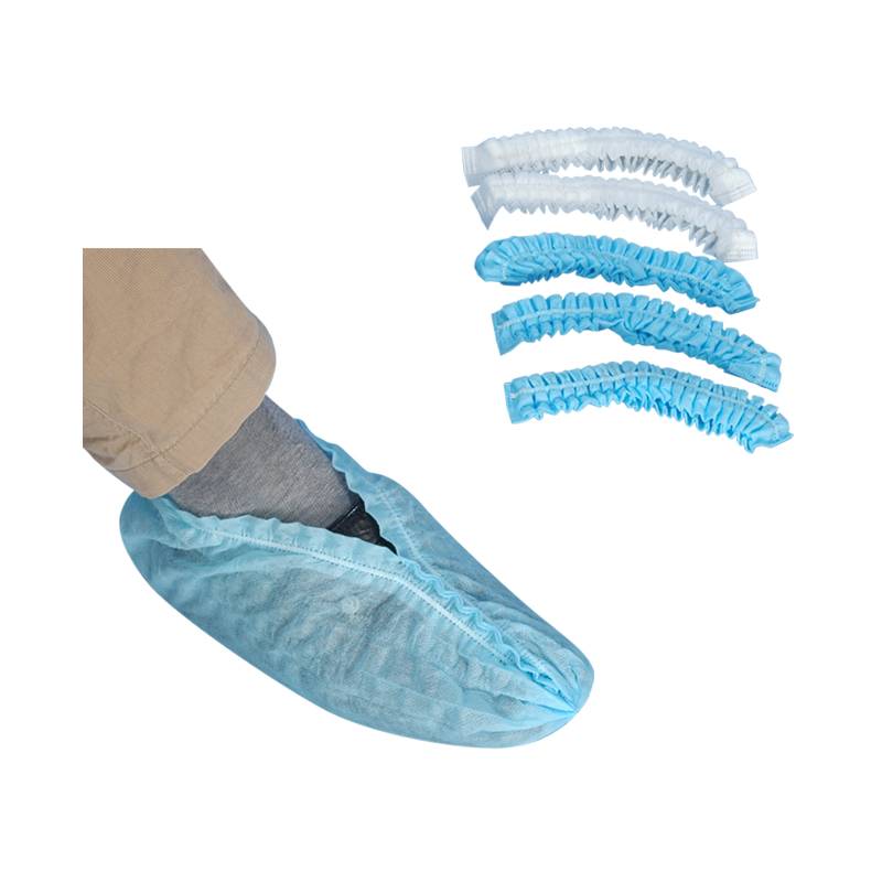 Disposable Non Woven Shoe Cover / Silicone Plastic Tarpaulin Waterproof Shoe Cover