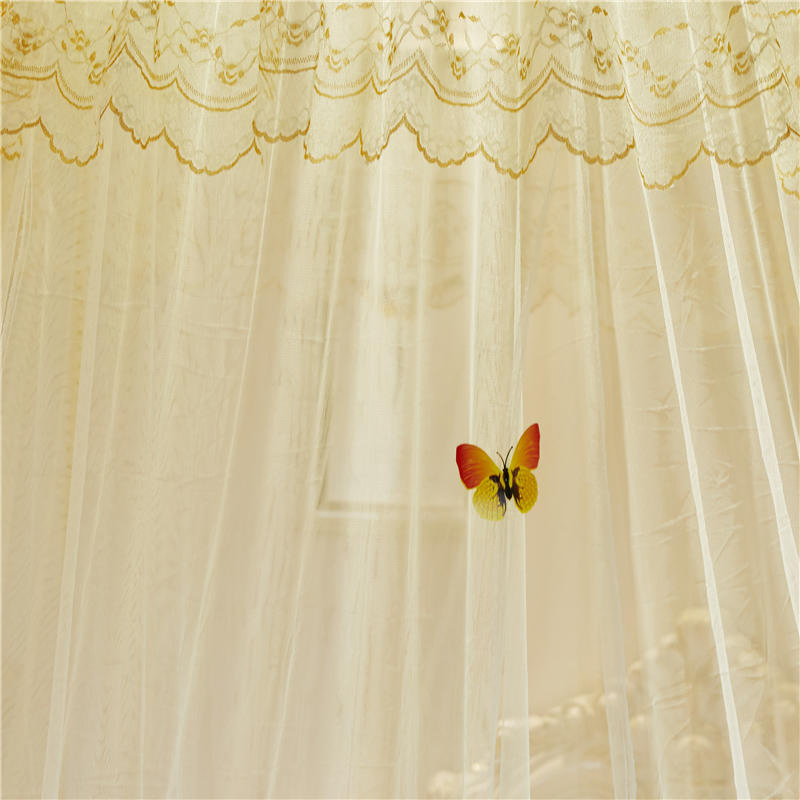 Mosquito Net Court Style Romantic Gradient Color Round Mosquito Net