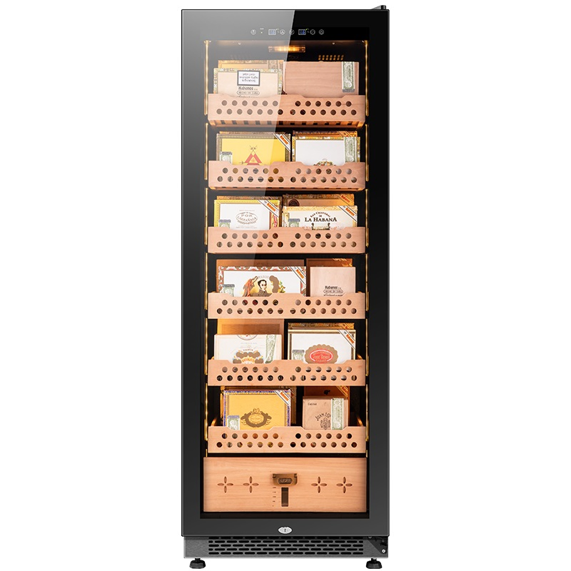 Large Electronic Climate Controlled Auto-Regulates Temp & Humidity Cigar Humidor