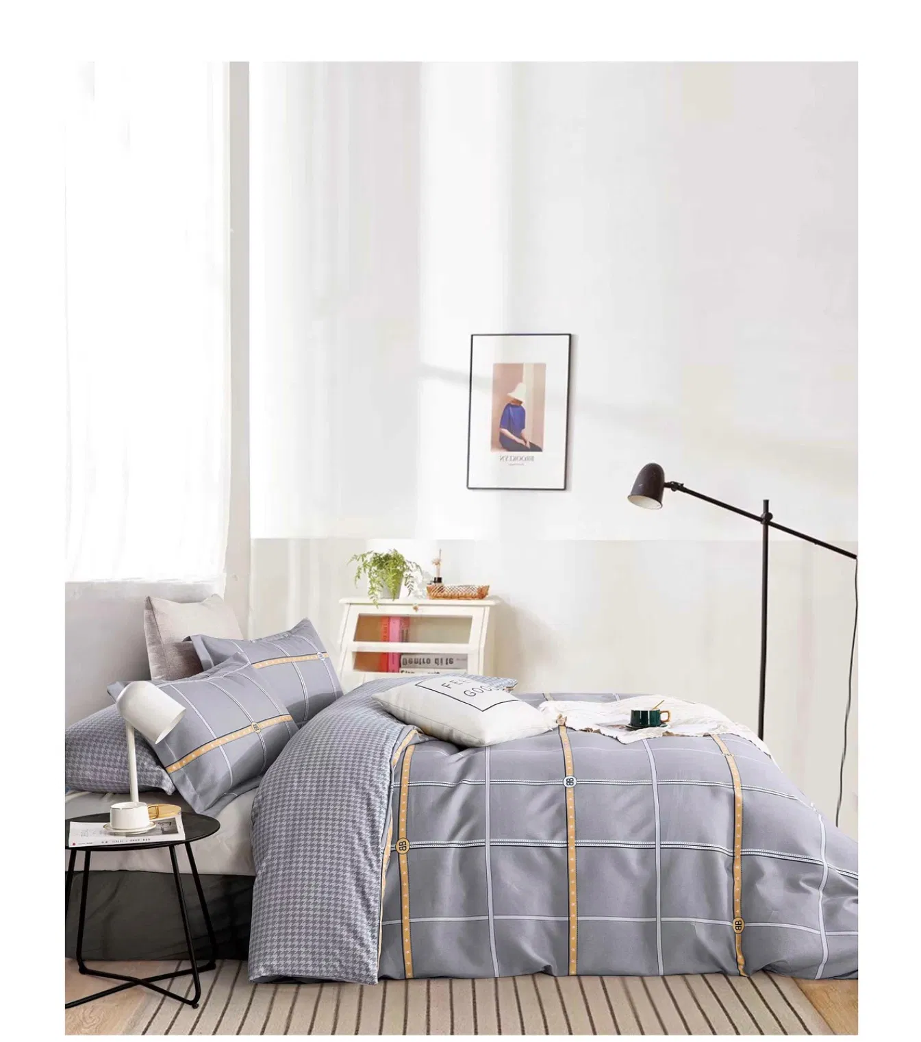 Luxurious Soft Polyester Bedspread Set for Modern Homes