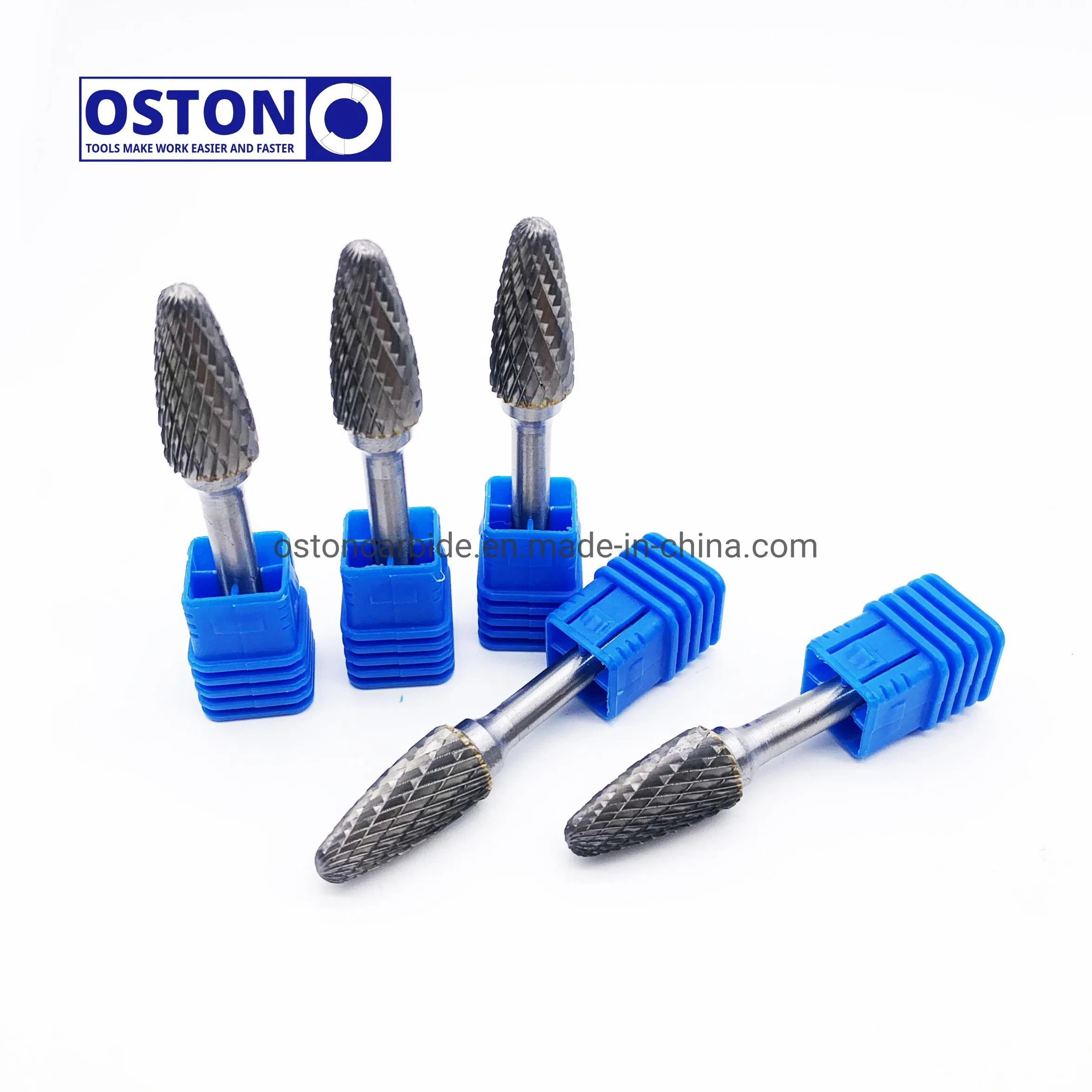 F1125X06 F Type Porting Tools Accessory Tungsten Carbide Rotary Burrs Sets Dental