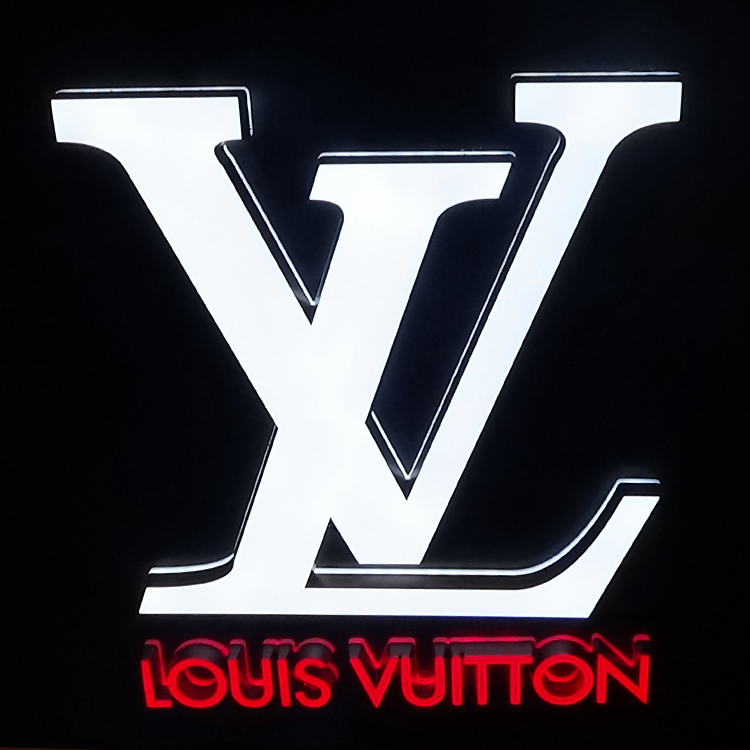 Custom LED Shopping Center Wall Mounted Acrylic Letter Sign