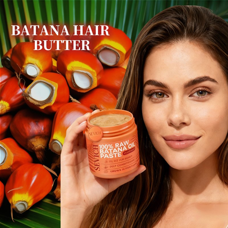 High Quality Batana Butter Private OEM Label Natural Damaged Hair Treatment Mask Anti Loss Hair Growth Batana Oil Raw Unrefined