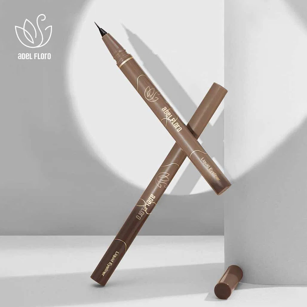 Ultra-Fine Permanent Hypoallergenic Natural Vegan Brown Black Waterproof Smudge Proof Liquid Eyeline