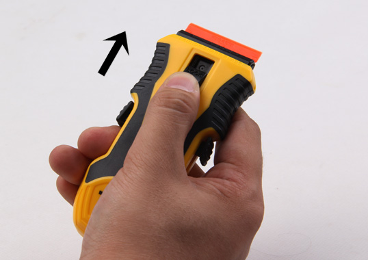 Yellow Scraper Plastic Razor Scraper with Plastic Blades or Metal Blades