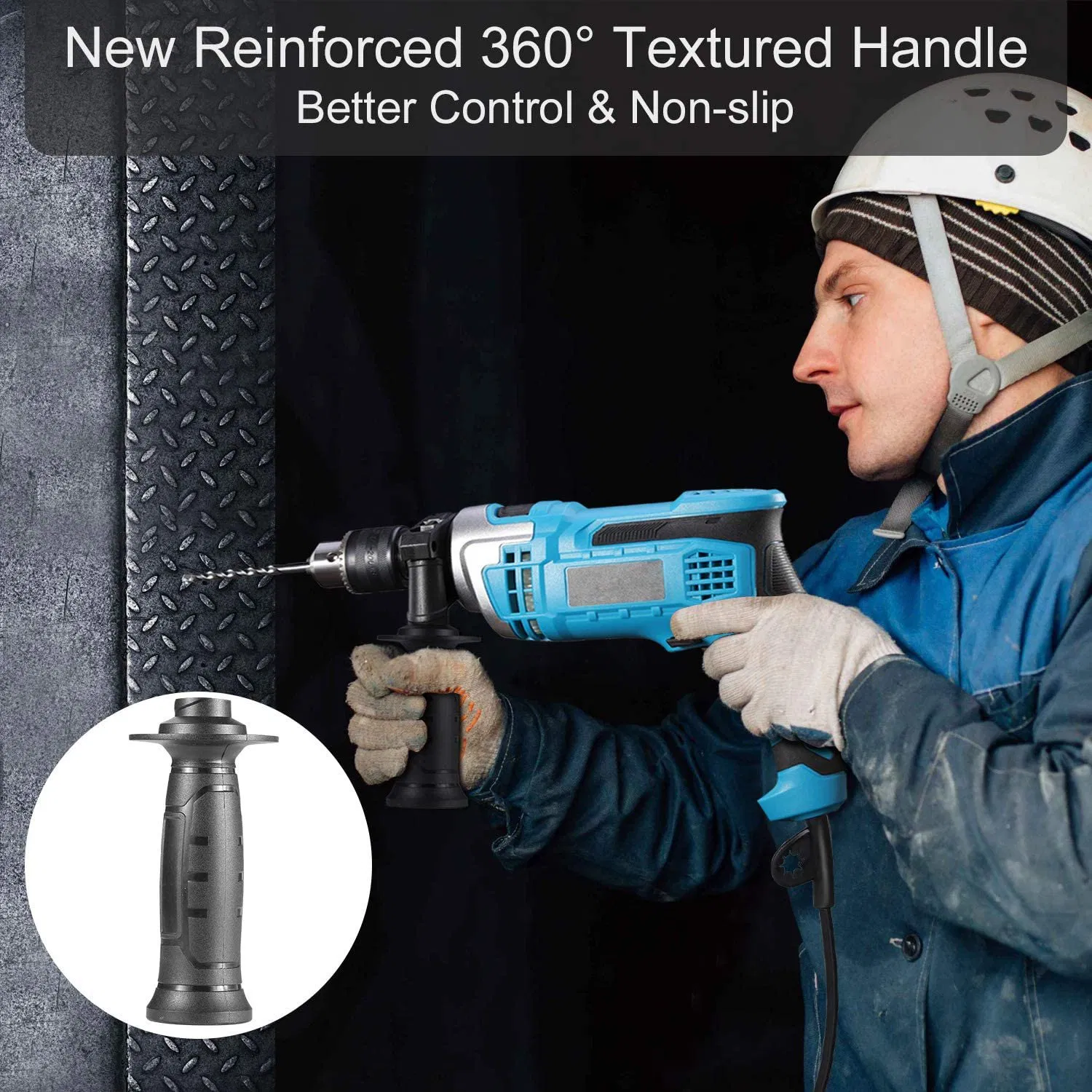 Перфоратор ударный 750Вт/800Вт для бетона и кирпича HD006