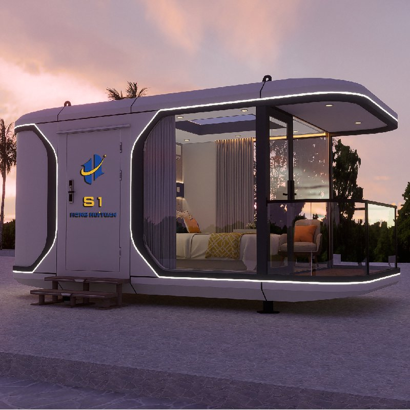 Modern Fashion Luxurious Design Camping Capsule Prefabricated Houses Capsule