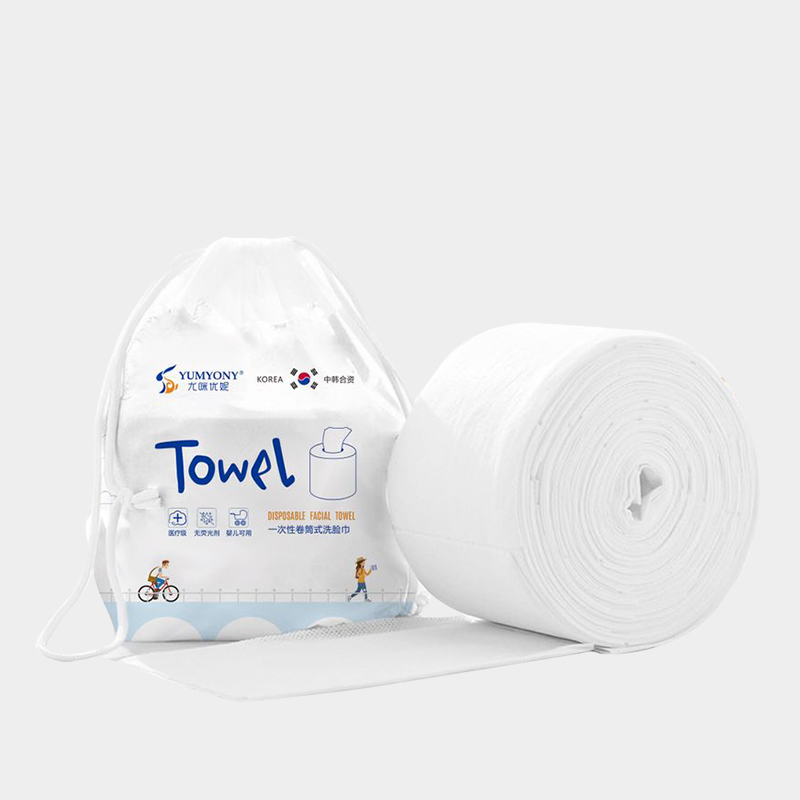 OEM 100% Organic Soft Cotton Hand and Facial Wash Cleaning Tissue Salon SPA Makeup Disposable Clean Face Towel