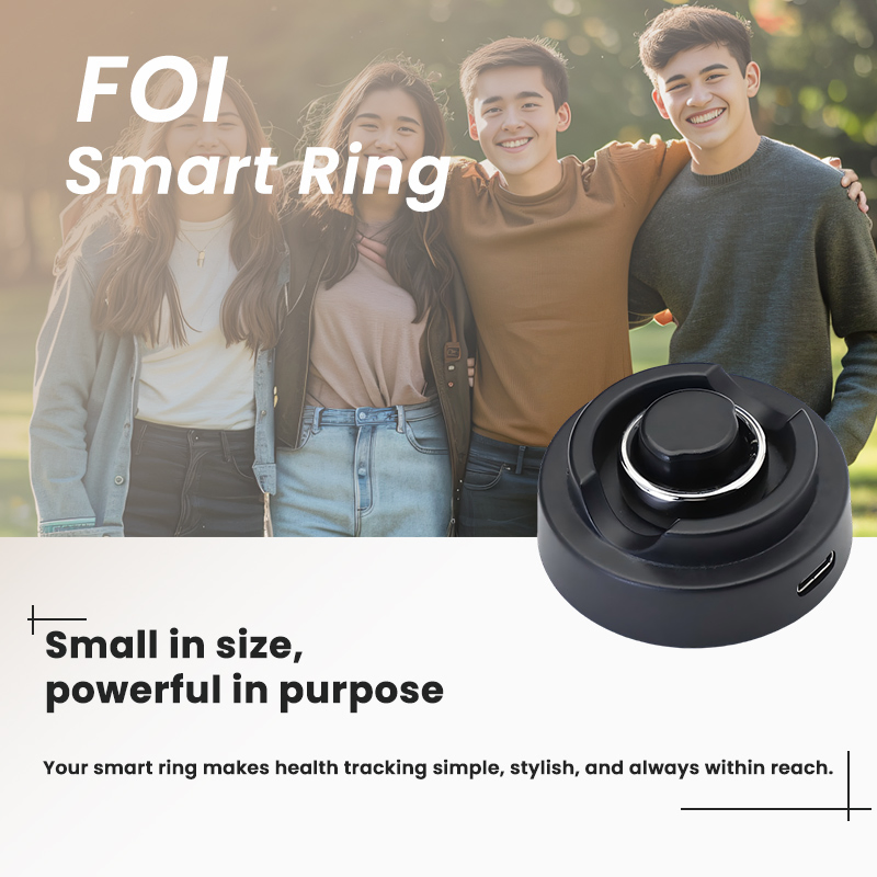 Smartring OEM Elec Bluetooth Remote Health Monitor Track Sleep Ring Wearable Device