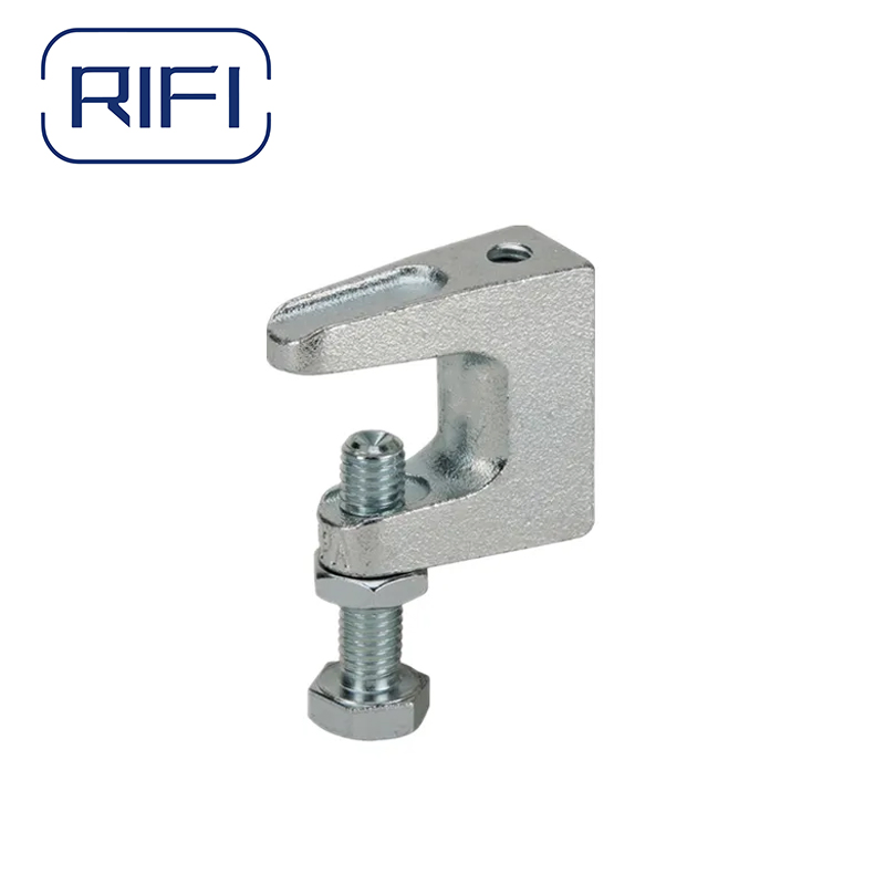 Хомут C-образный для швеллеров, усиленный, оцинкованный