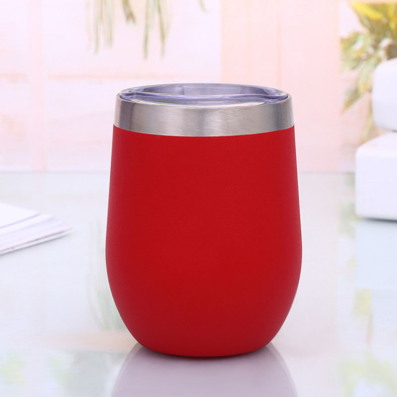 Яйцевидная кружка 12oz из нержавеющей стали, мультиколор