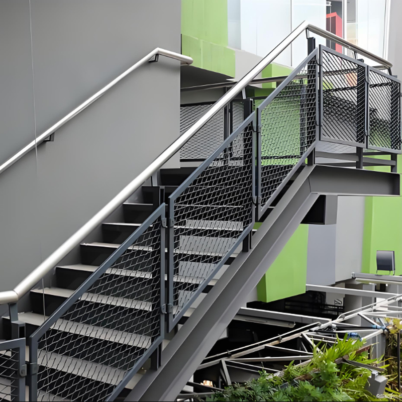 Industrial Stairs, Protective Handrails, Steel Grating Passages