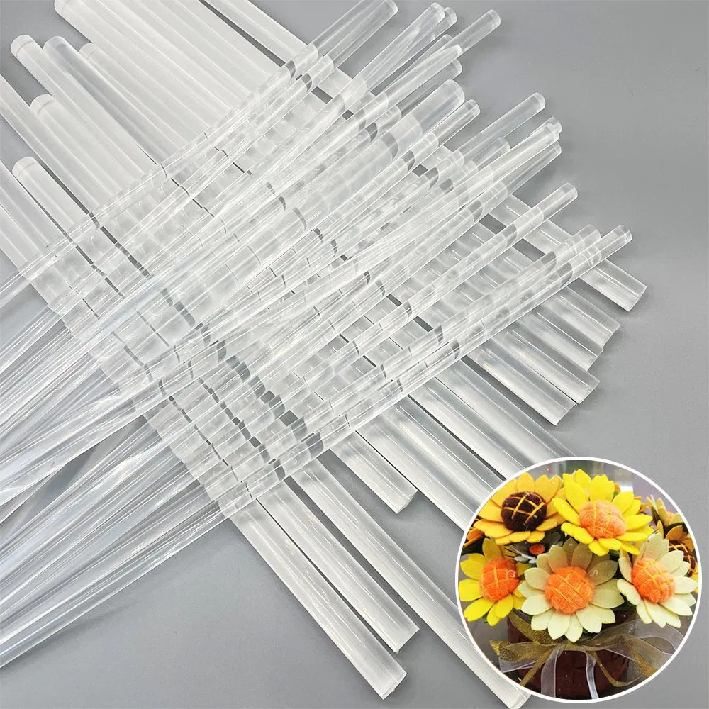 Прозрачные термоклеевые стержни для DIY и упаковки