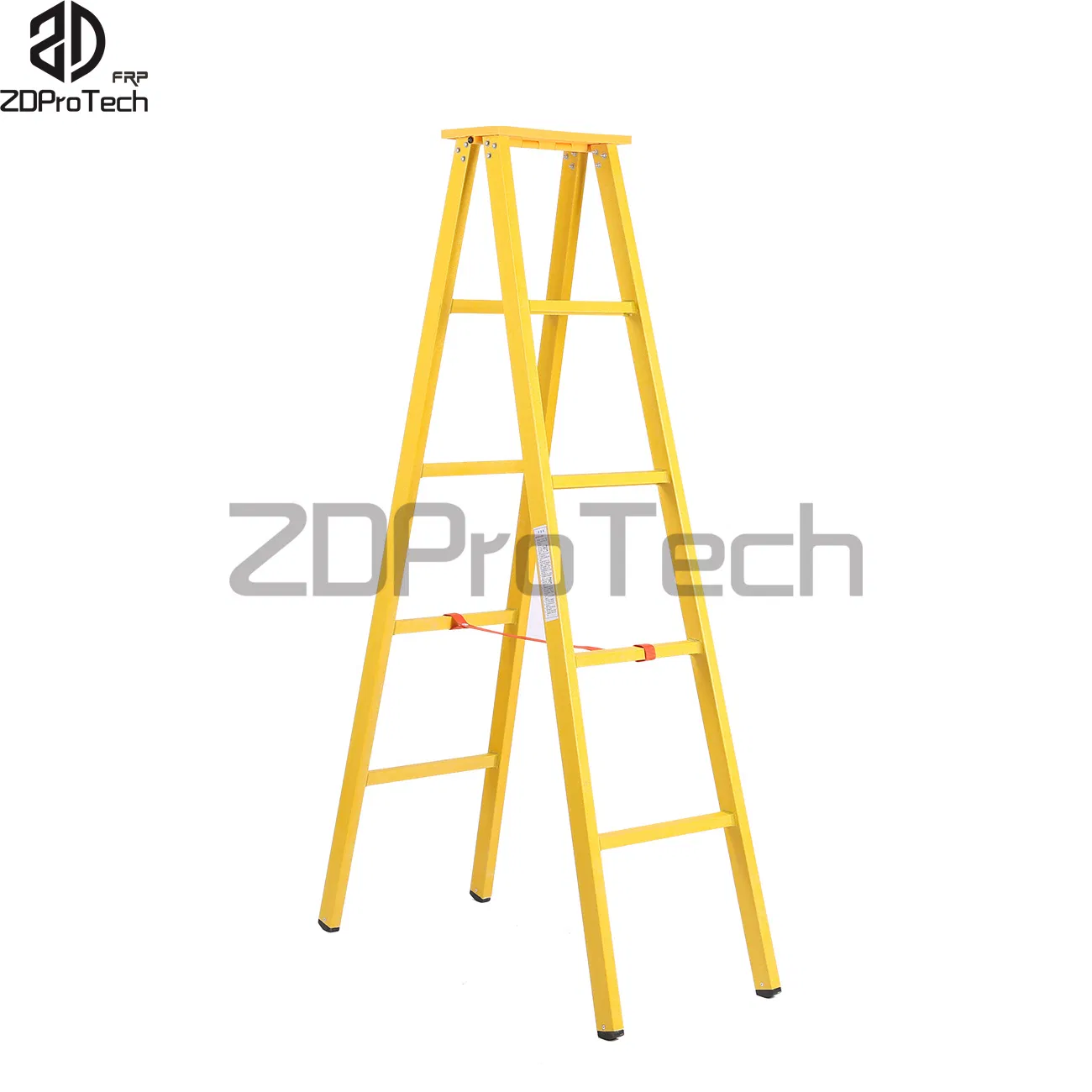 8 FT. Fiberglass Step Ladder with 300 Lbs. Load Capacity Type I Duty Rating