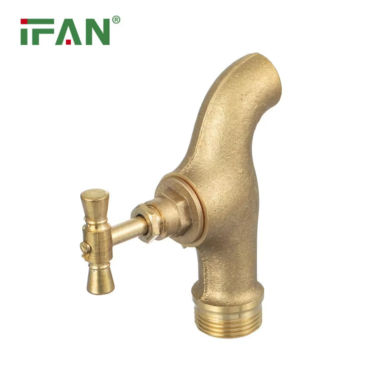 Латунный садовый кран Ifan 1/2"-1"