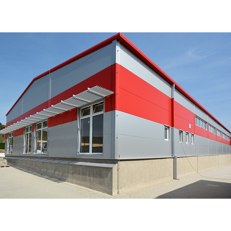Gable Frame Prefabricated Villas Apartment Building House Steel Structure Poultry Farm House