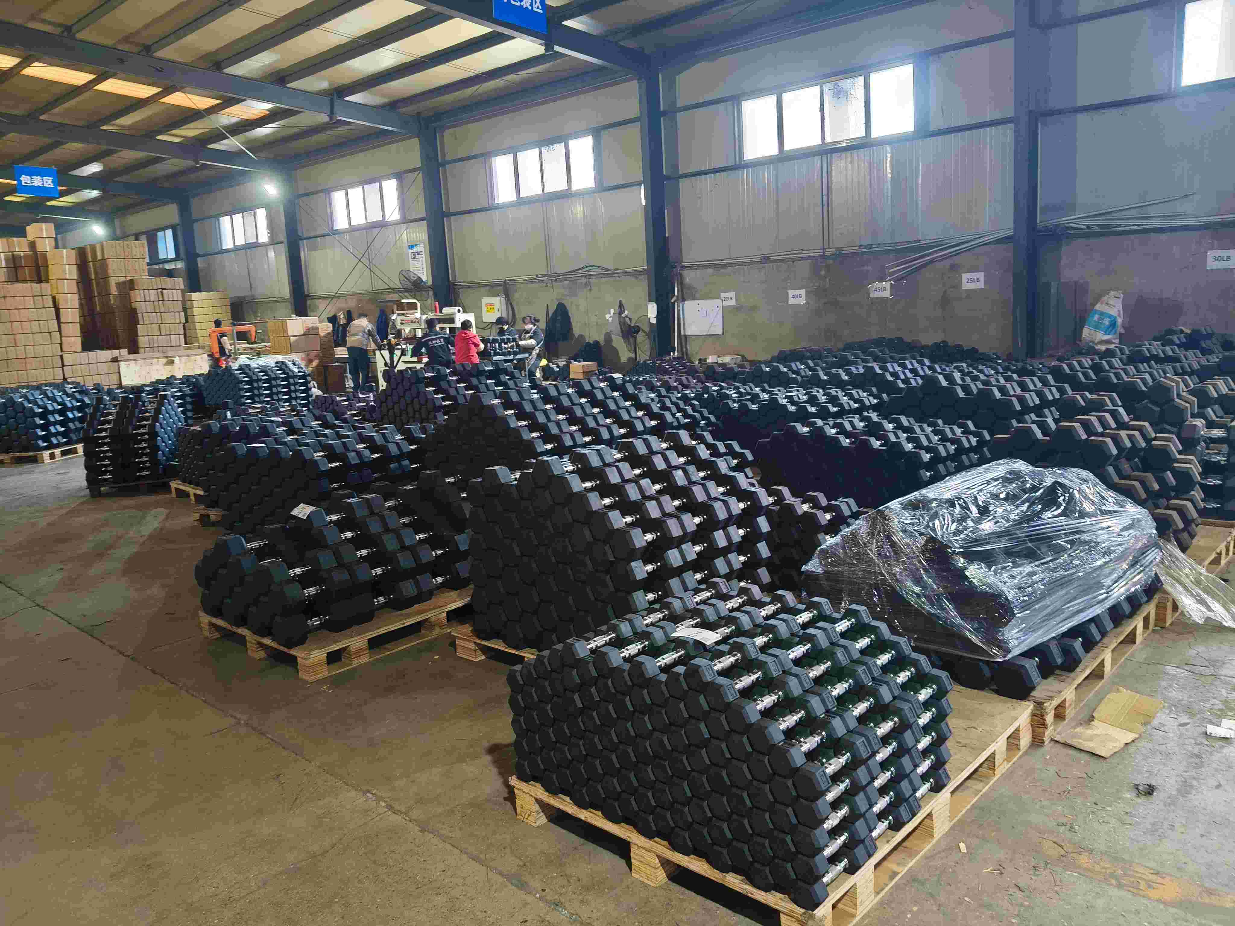 Гантели шестигранные для фитнеса набор