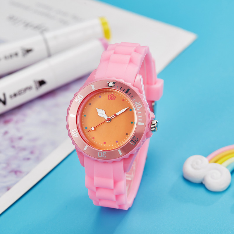 Stylish Silicone Watch Gadget with Colorful Plating (KW-013)