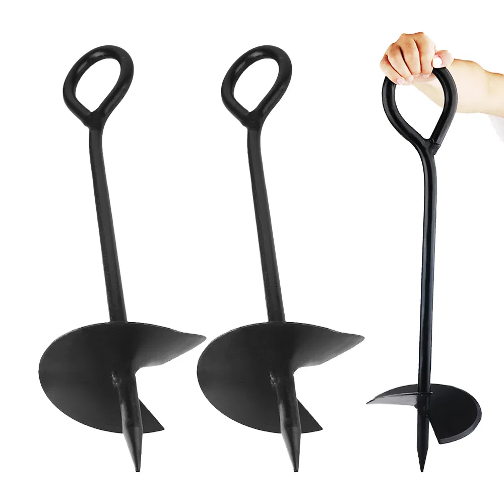 Hot DIP Galvanized Spike Folding Helix Stake Pile Steel Floor Spiral Ground Screw Earth Anchor