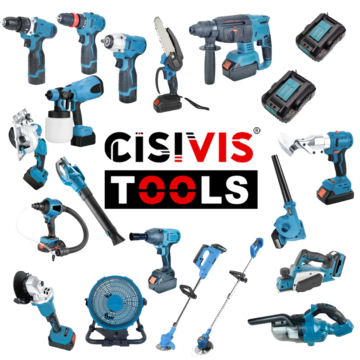 Аккумуляторный отбойный молоток-дрель Cisivis 22V