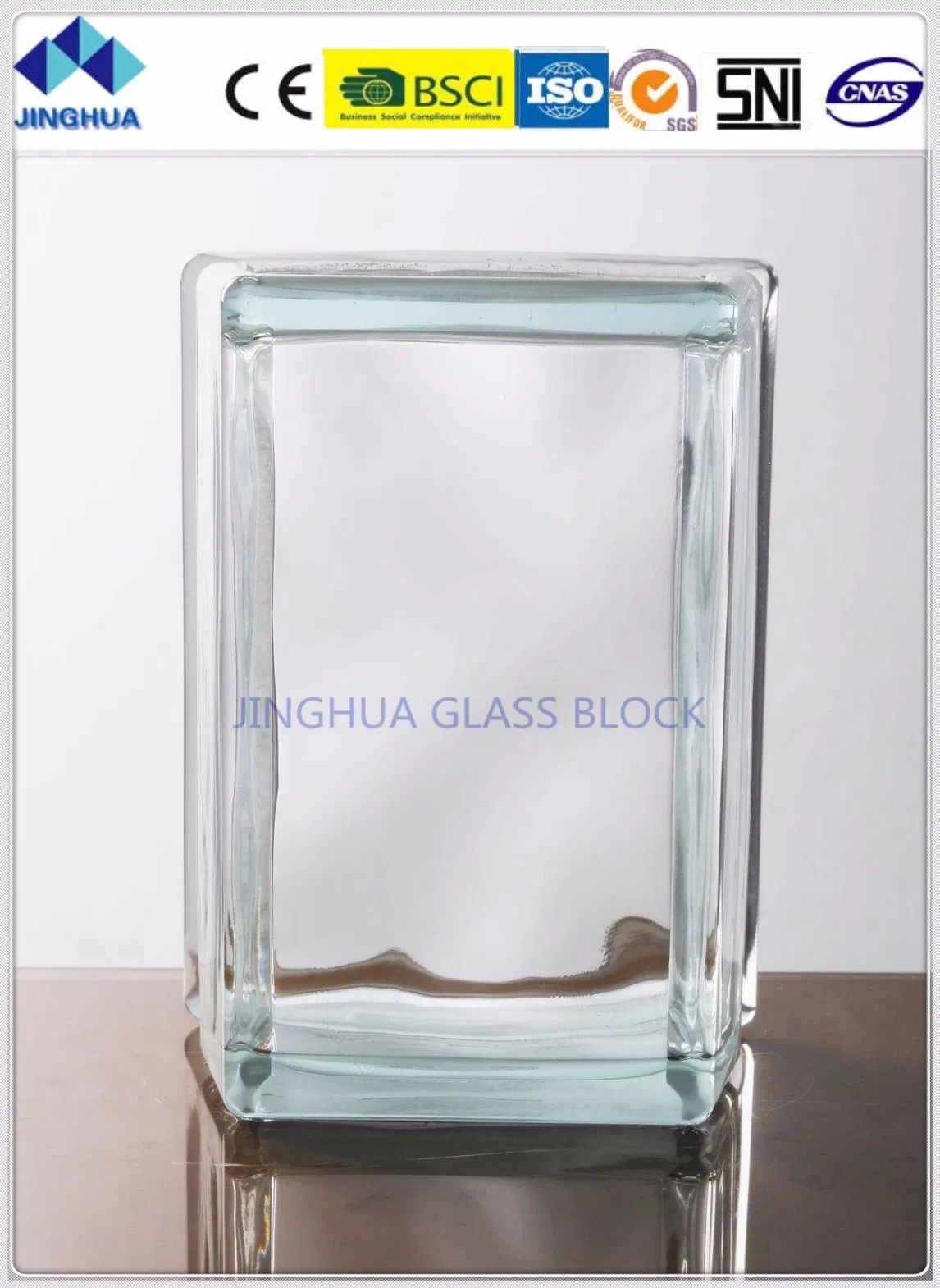 High Quality Jinghua Corner Block - a 190X80mm Glass Block/Brick
