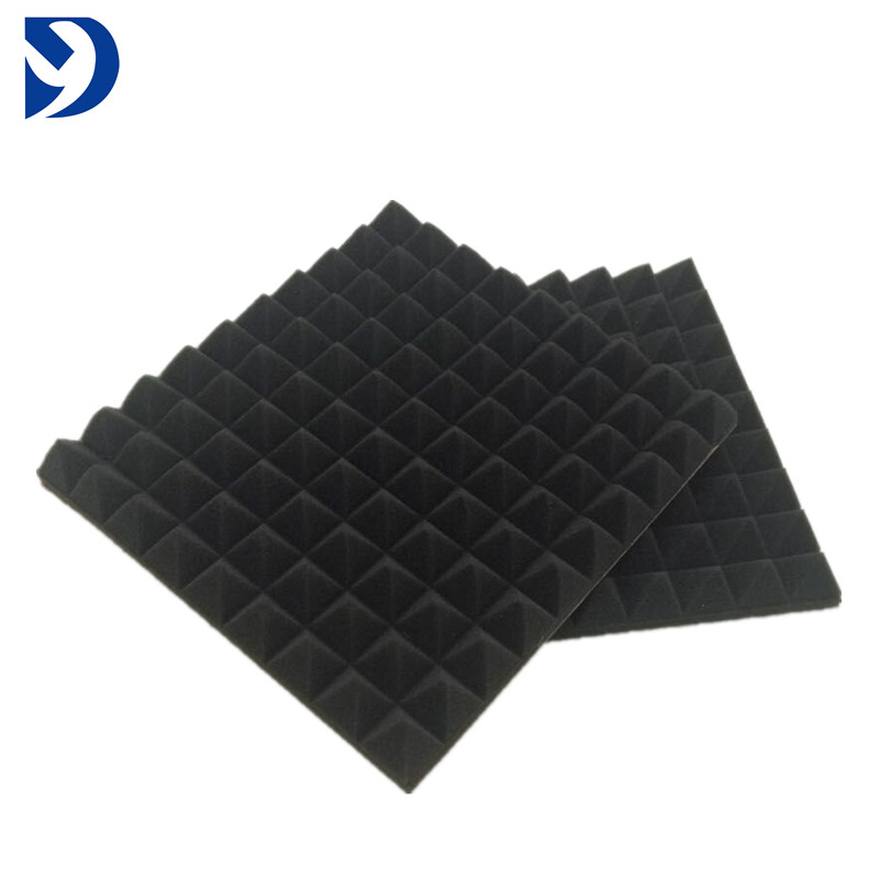 Premium Pyramid-Shaped Acoustic Foam with Adhesive for Superior Soundproofing