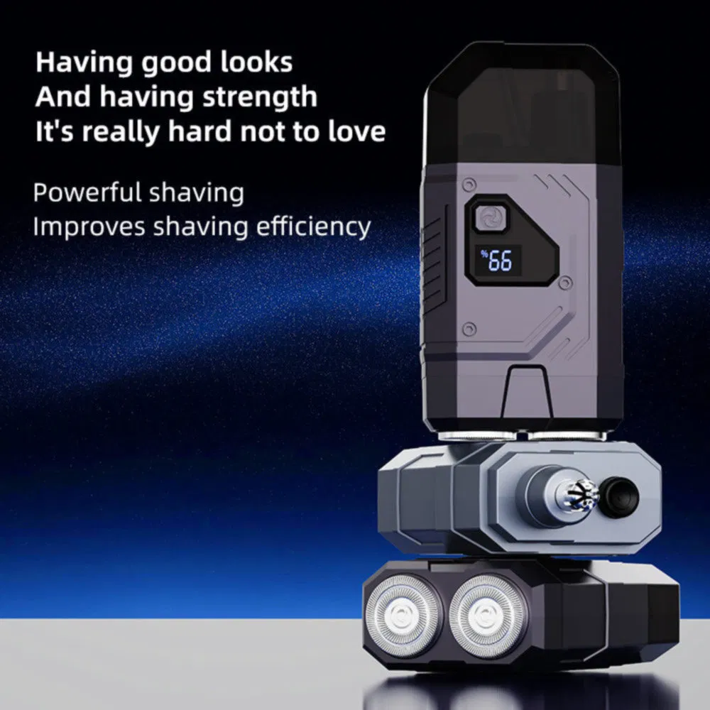 Long Battery Life Yhc-005 Rechargeable Man Electric Shaver for Outdoor Activities