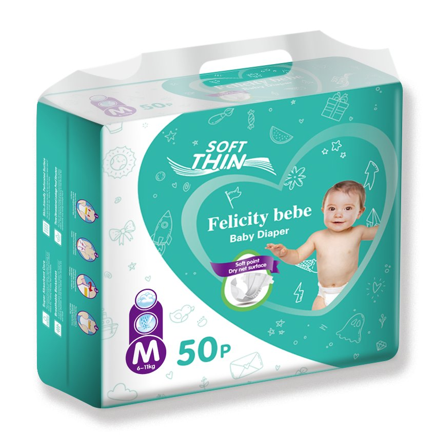 Disposable OEM Top Quality Hot Sale Disposable Sleepy Super Soft Baby Diaper