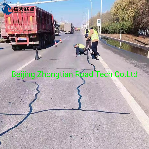 Aaphalt Road Crack Seam Sealing Joint Overbanding Self Adhesive Waterproofing Butyl Caulk Coating Bituminous Tape