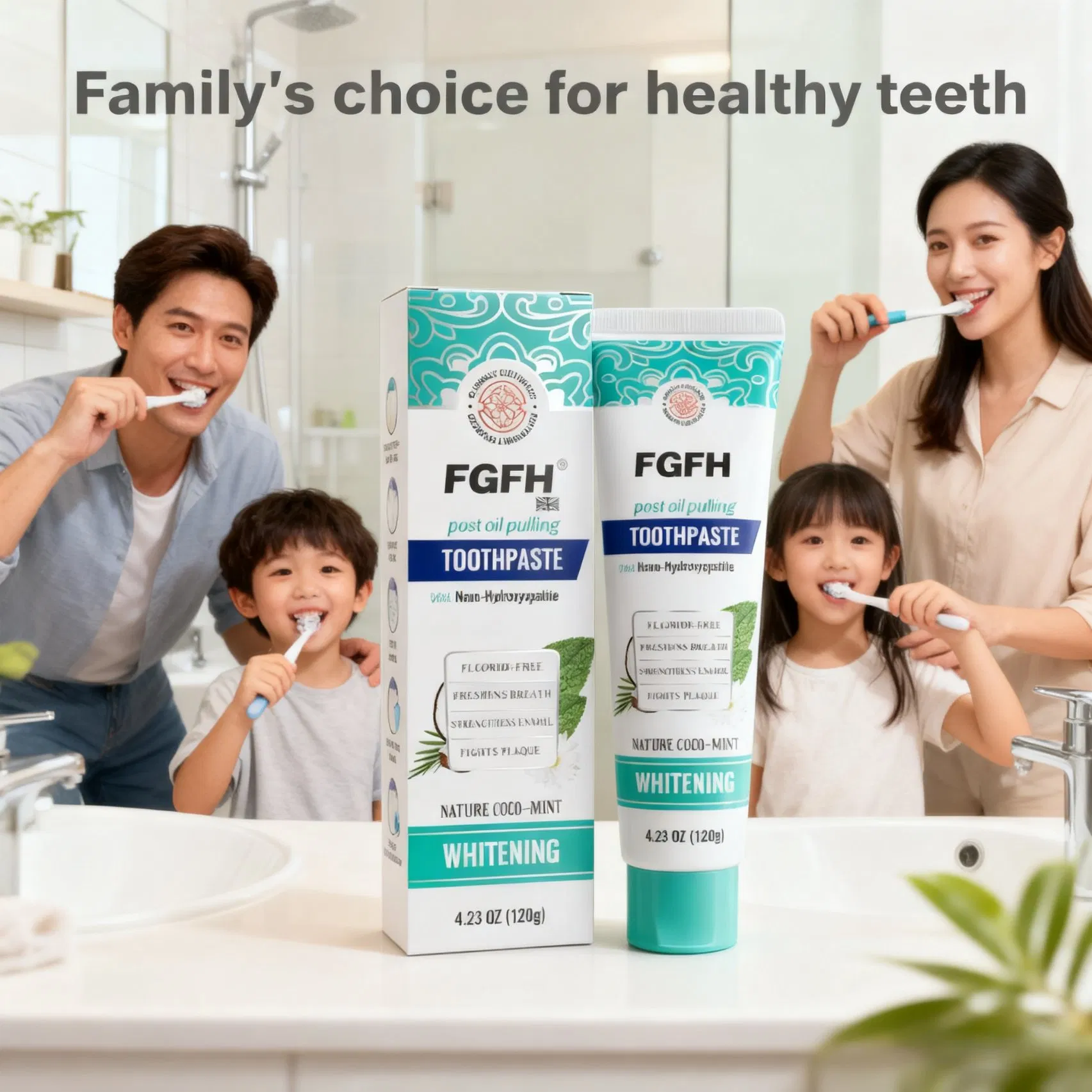 Зубная паста для чувствительных зубов с отбеливанием