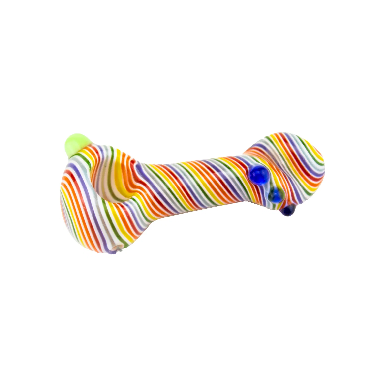 Wig Wag Glass Smoking Pipe Hand Blown Borosilicate Glass Smoking Tool