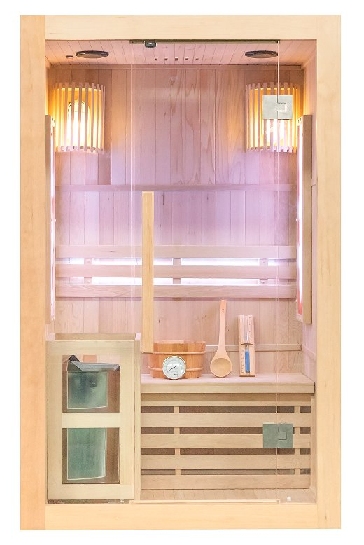 Традиционная сауна с гималайской солью на 2 персоны
