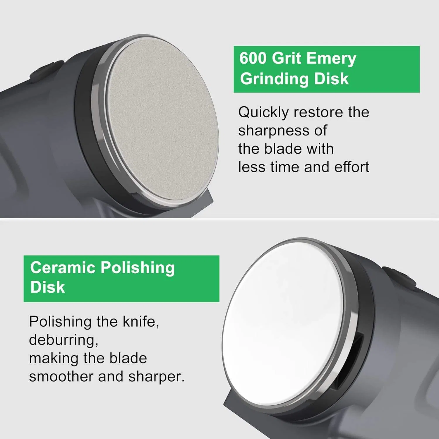 8W Electric Rolling Knife Sharpener for Home Kitchen Restaurant Outdoor Use for Chefs Household Users Battery Knife Grinder for Women