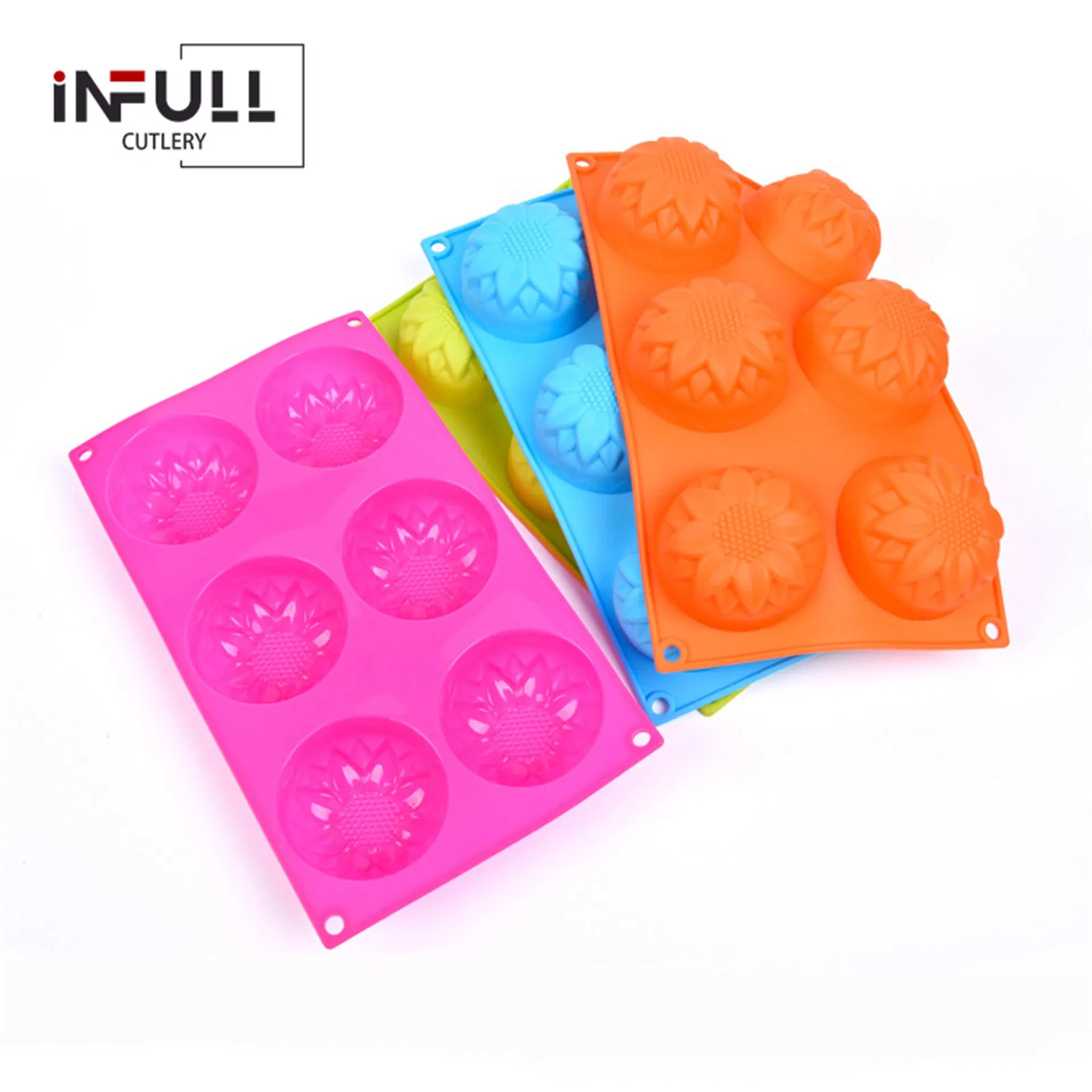 Flower-Shaped Silicone Jelly Pudding Cake Mold