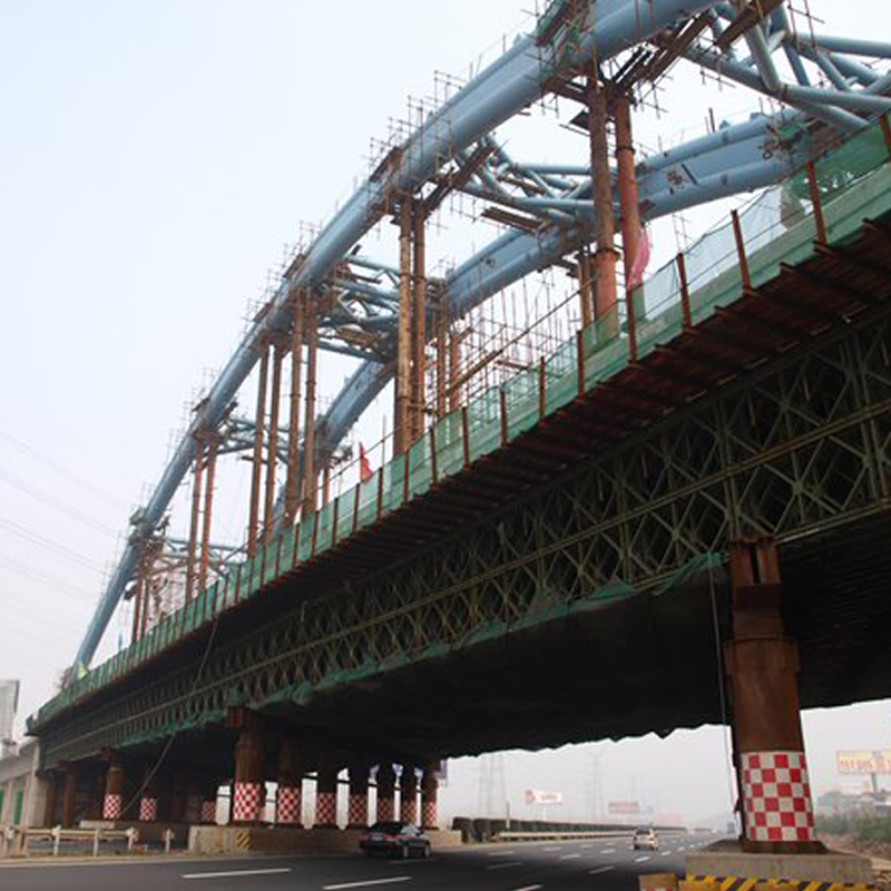 Low Cost Temporary Professional Prefabricated Railway Bailey Steel Structure Bridge Modern Design