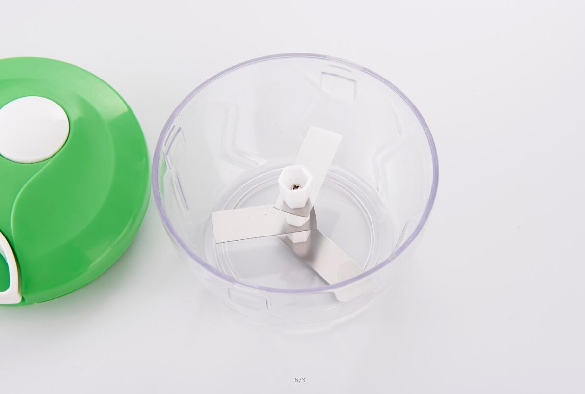 Pull Chopper   Small Size 520ml Manual Quick Chopper Vegetable Pull Dicer with 3 Blades 