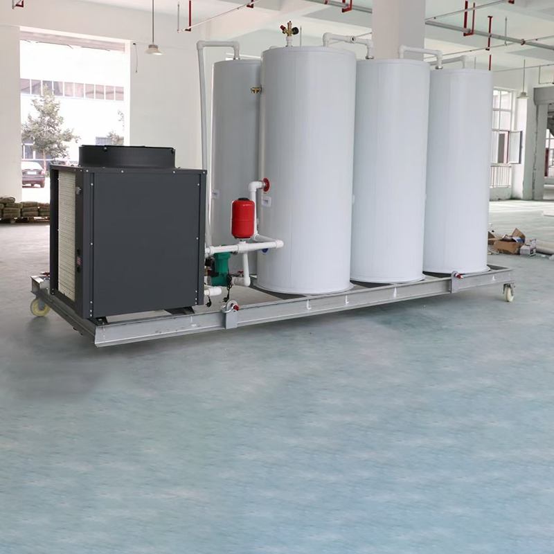 Heat Pump Water Heater 50p Working at Minus 35 Degrees Celsius in Hotel, Hospital, University