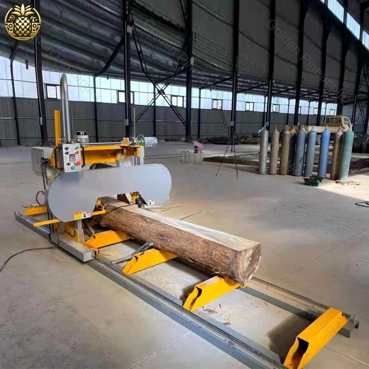 Ленточная пила по дереву портативная с ЧПУ дизельная электрическая для бревен