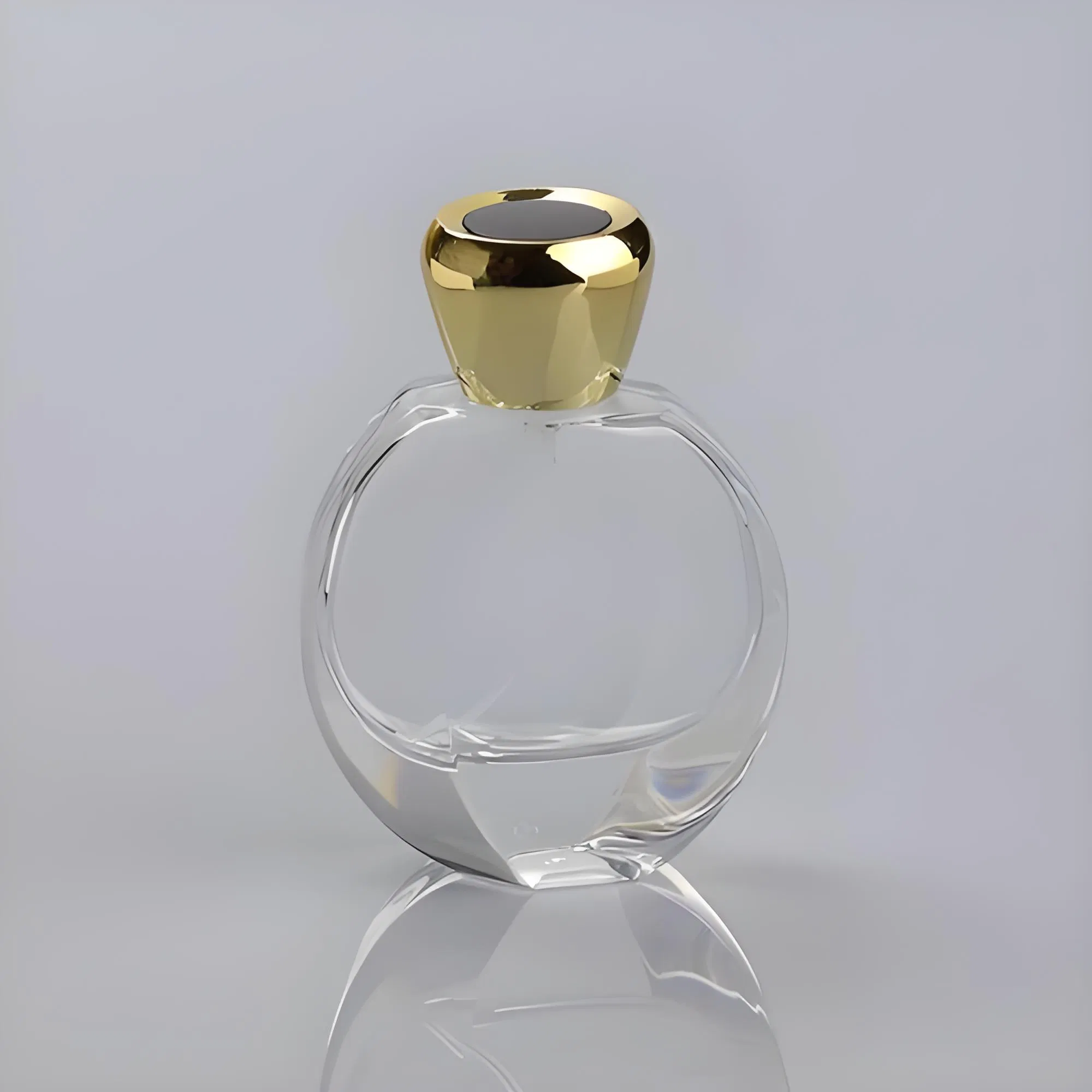 Пустой парфюмерный флакон со спреем, стеклянный