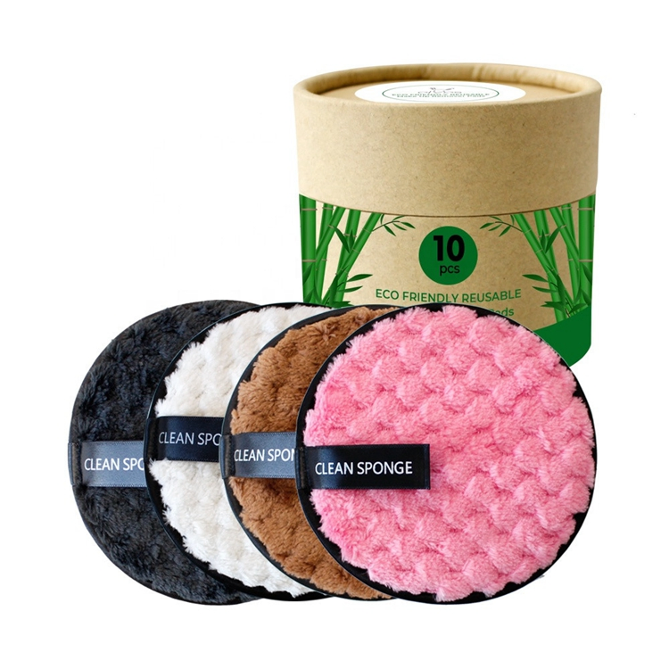 Eco Friendly Microfibre Makeup Remover Water Clean Sponge Reusable Makeup Remover Cloth Pad for Face Eye