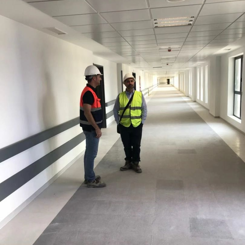 Hospital Hallway Corridor Handrail Plastic Hospital Wall Handrail