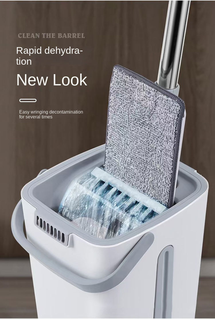 Wholesale Easy Wash Cleaning Mop with Long Handle Bucket Mop