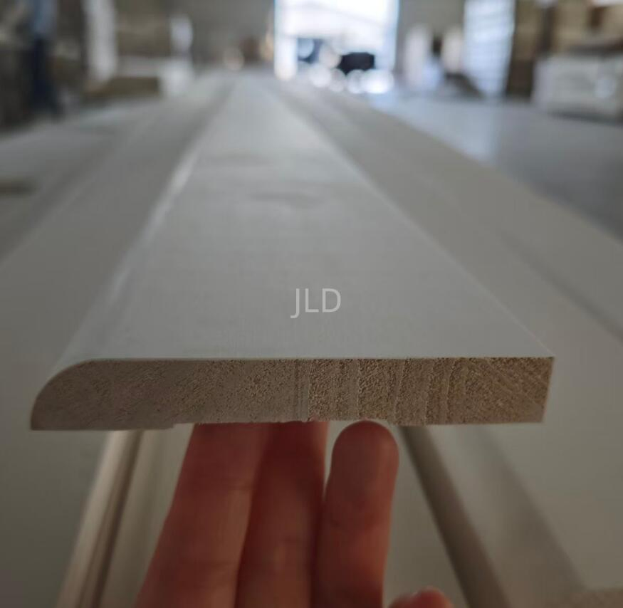 Factory Price Paulownia Wood Skirting Board Wood Baseboard for Floor