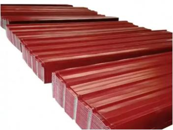 PPGI Roofing Sheet Roof Sheet Corrugated Coated Surface Aluminium Zinc 0.5mm Thickness