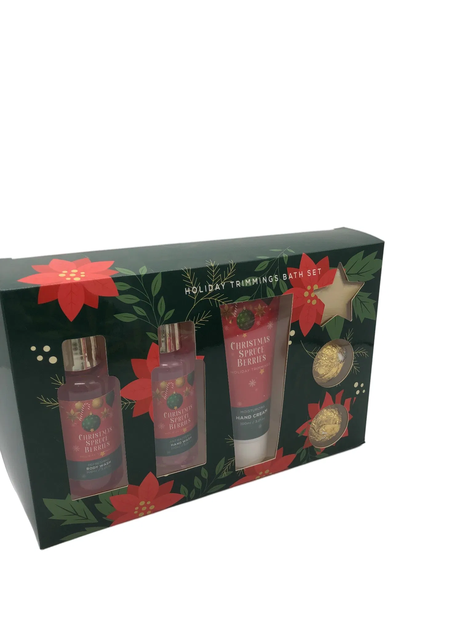 Pampering Bath Care Set with Shampoo, Scrub, and Lotion