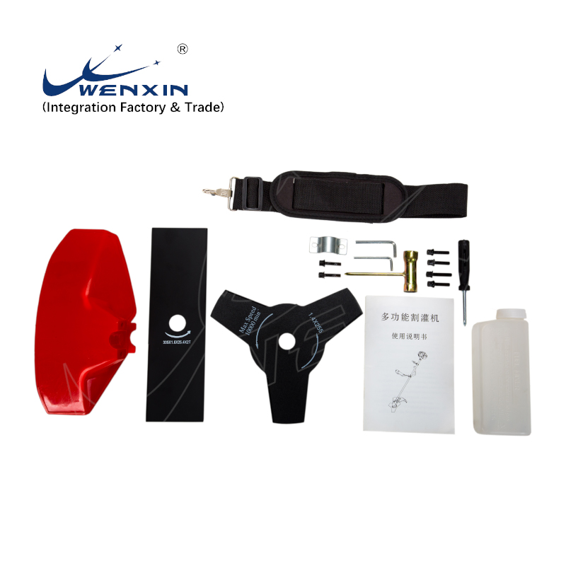 Wenxin Powerful Portable Side Pack Agriculture Gasoline Grass Trimmer Cutter