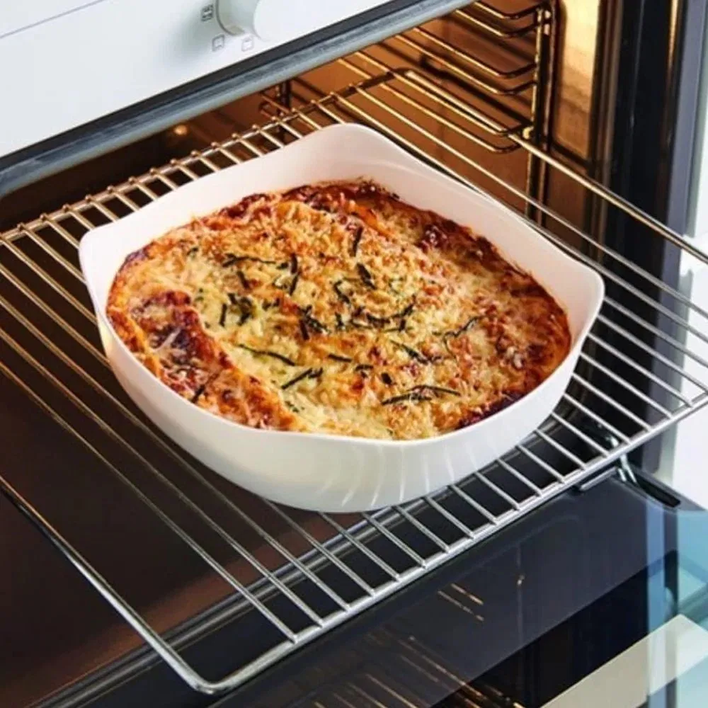 High-Quality Opal Glassware Baking Dish Set for Oven Use